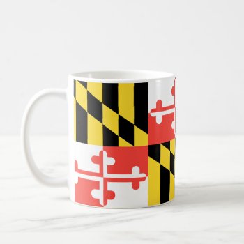 Maryland Flag - Coffee Mug by SuperFlagShop at Zazzle