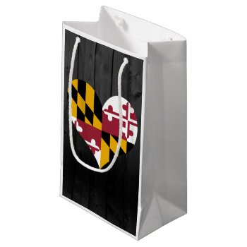 Maryland Flag Colored Small Gift Bag by OfficialFlags at Zazzle