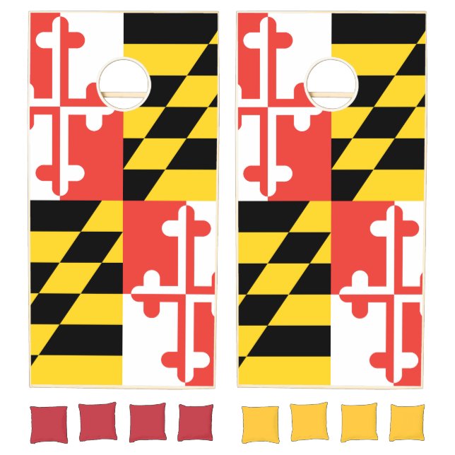 Maryland Flag Cornhole Set (Set)