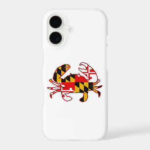 Maryland Flag Crab iPhone 17 Case