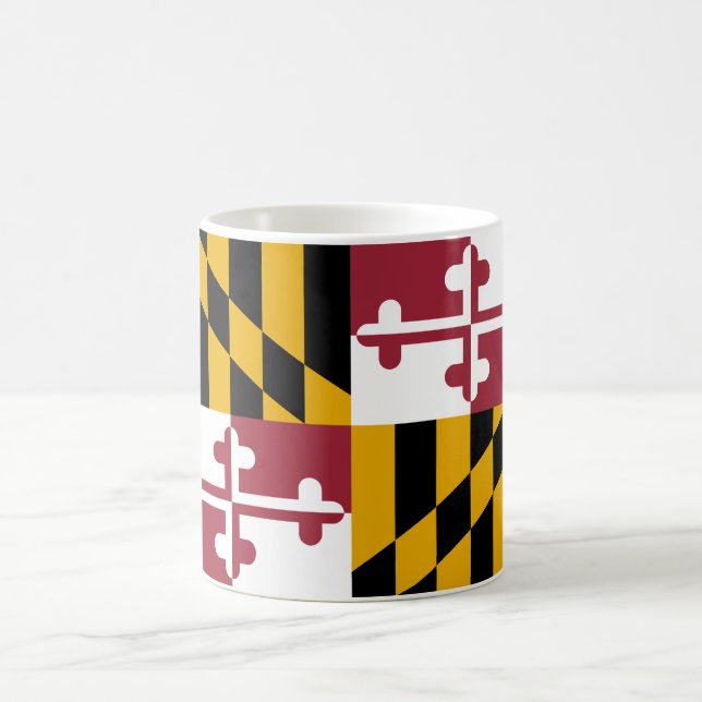 Maryland Flag Crab Coffee Mug (Center)