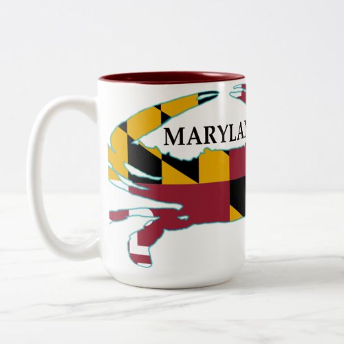 Maryland Flag Crab Mug