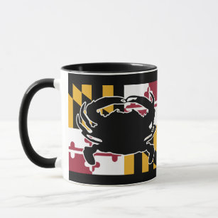 Maryland Flag/Crab mug