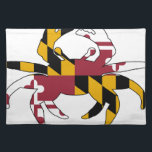 Maryland Flag Crab Placemat<br><div class="desc">Feeling crabby? Showcase your Maryland pride.</div>