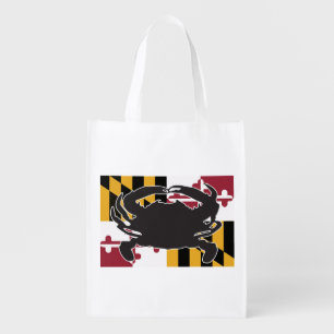 Maryland Flag/Crab reusable bag