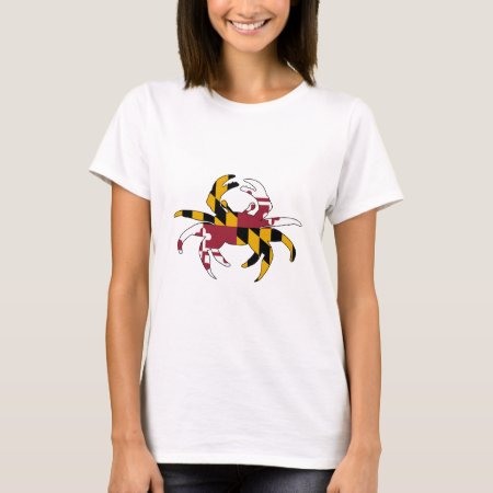 Maryland Flag Crab T-shirt