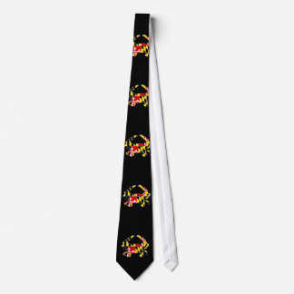 Maryland Flag Crab Tie
