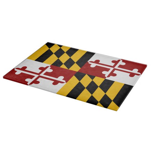 Maryland flag cutting board