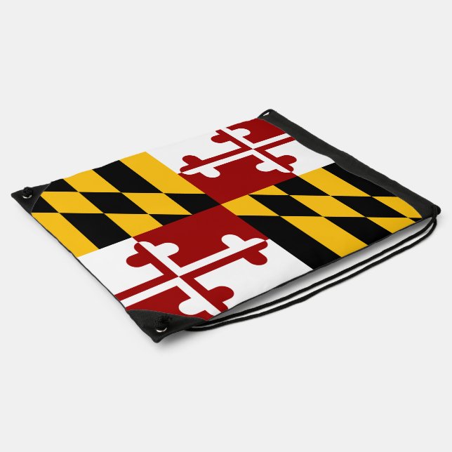 Maryland flag drawstring bag (Side)