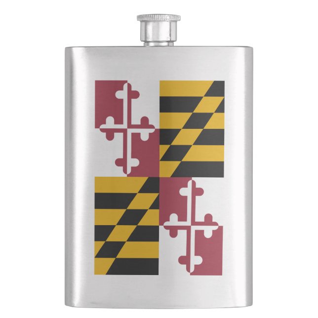 Maryland Flag Flask (Front)