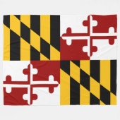 Maryland flag fleece blanket | Zazzle