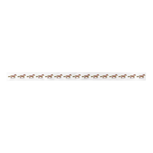 Maryland Flag Galloping Horse Ribbon (Front)