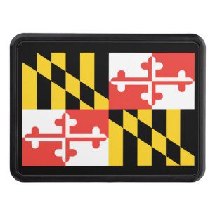 Maryland Flag Hitch Cover