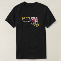 Maryland flag home t-shirt