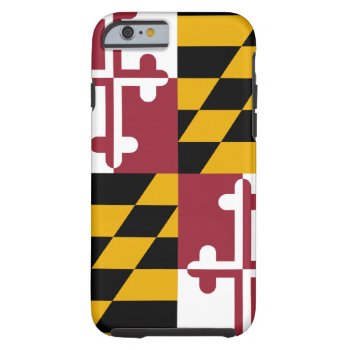 Maryland Flag Iphone 6 Case by FlagWare at Zazzle
