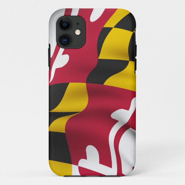 Maryland Flag iPhone Case (Back)