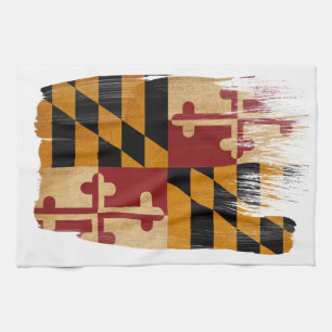 Maryland Flag Kitchen Towel