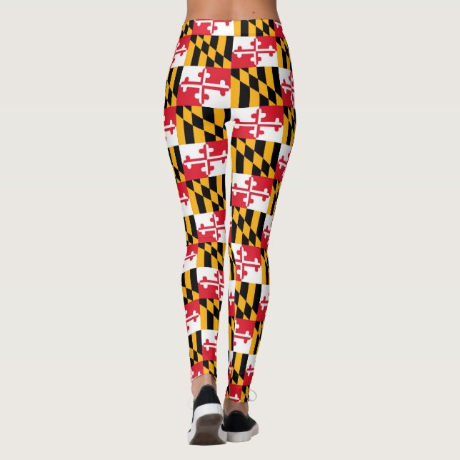 MARYLAND FLAG LEGGINGS (Back)