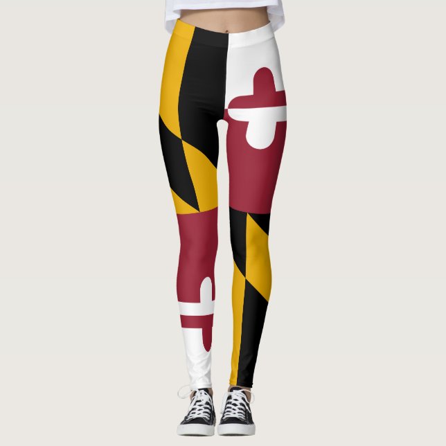 Maryland Flag Leggings (Front)