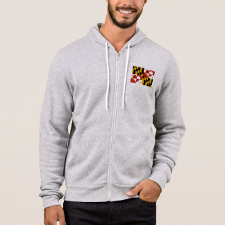 Maryland Flag Love Sweatshirt
