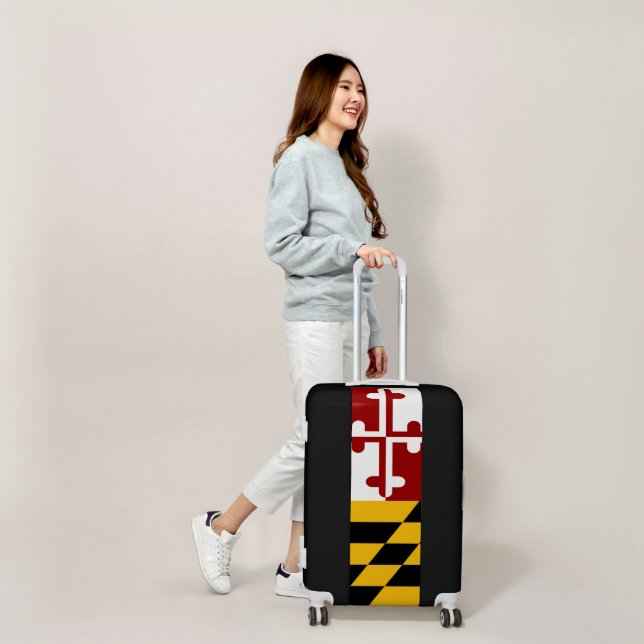 Maryland flag luggage (Scale)