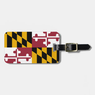 Maryland Flag Luggage Tag