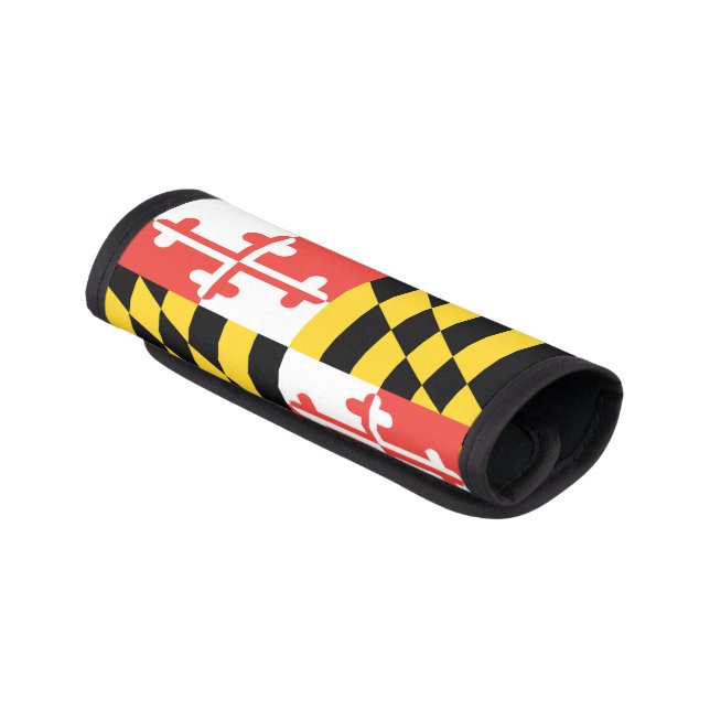 Maryland Flag Luggage Wrap (Angled)