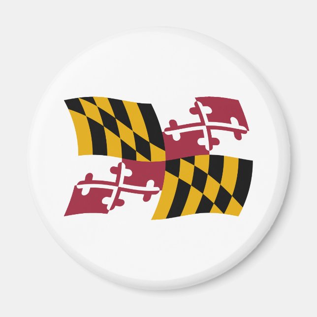 Maryland Flag Magnet (Front)