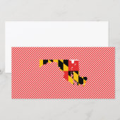 Maryland Flag Map (Front/Back)