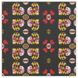 Maryland Flag &amp; Maryland Hearts fashion Fabric/USA Fabric