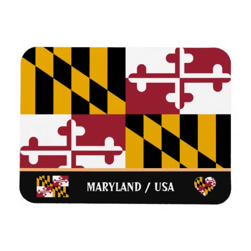 Maryland Flag  Maryland State travel America Magnet