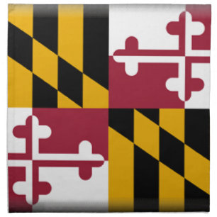 Maryland Flag Napkin