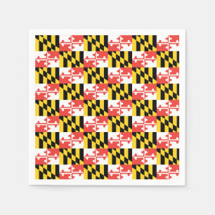 Maryland Flag Napkins