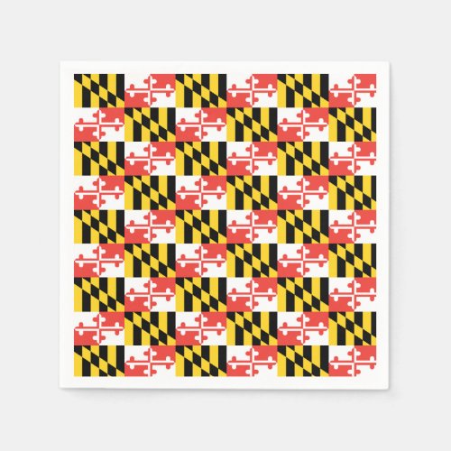 Maryland Flag Napkins