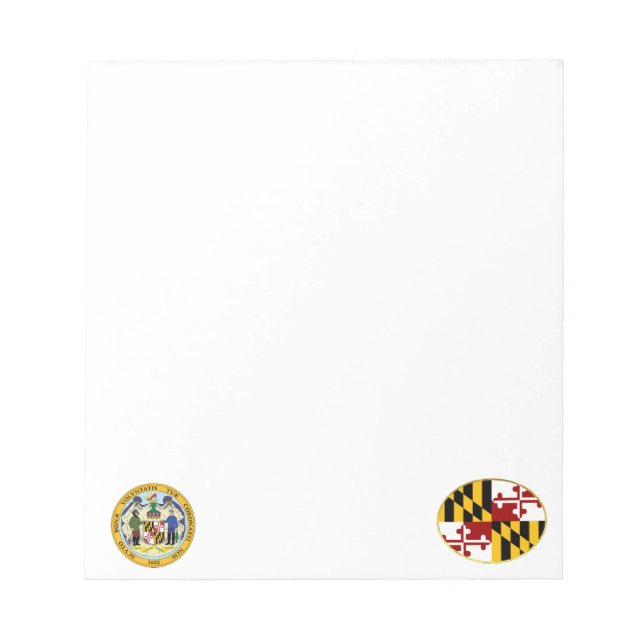 Maryland flag notepad (Front)