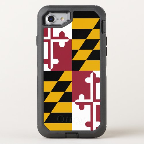 Maryland Flag OtterBox Defender iPhone SE87 Case