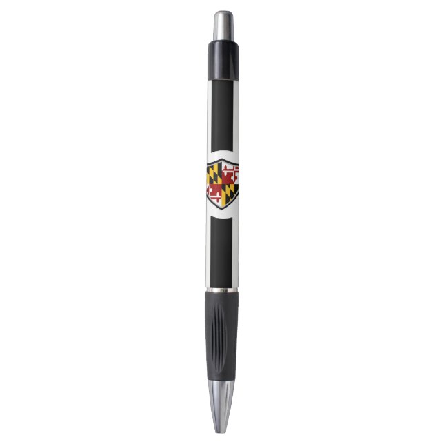 Maryland flag pen (Front Vertical)
