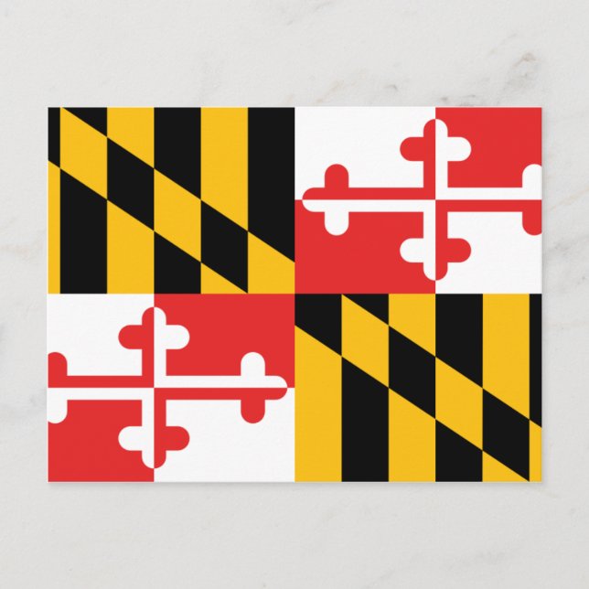 Maryland Flag Postcard (Front)