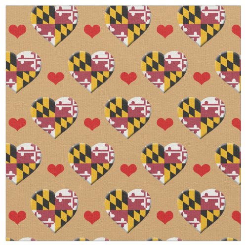 Maryland Flag  Red Heart fashion Fabric  USA