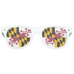 Maryland Flag Retro Sunglasses