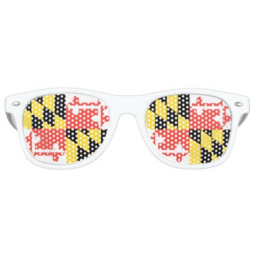 MARYLAND FLAG RETRO SUNGLASSES