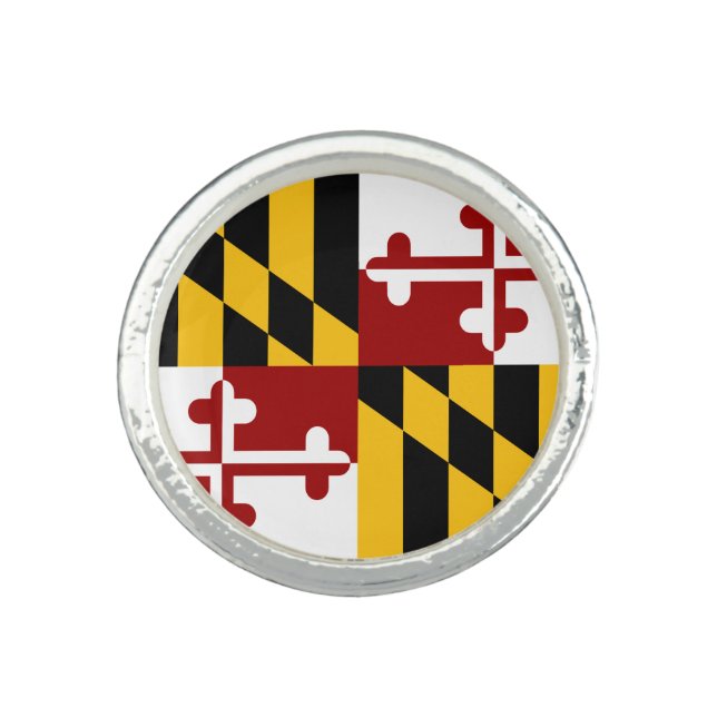 Maryland flag ring (Front)