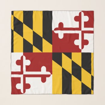 Maryland Flag Scarf by Pir1900 at Zazzle