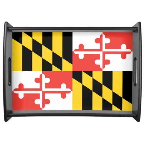 Maryland Flag Serving Tray