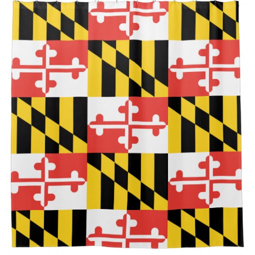 Maryland Flag Shower Curtain | Zazzle