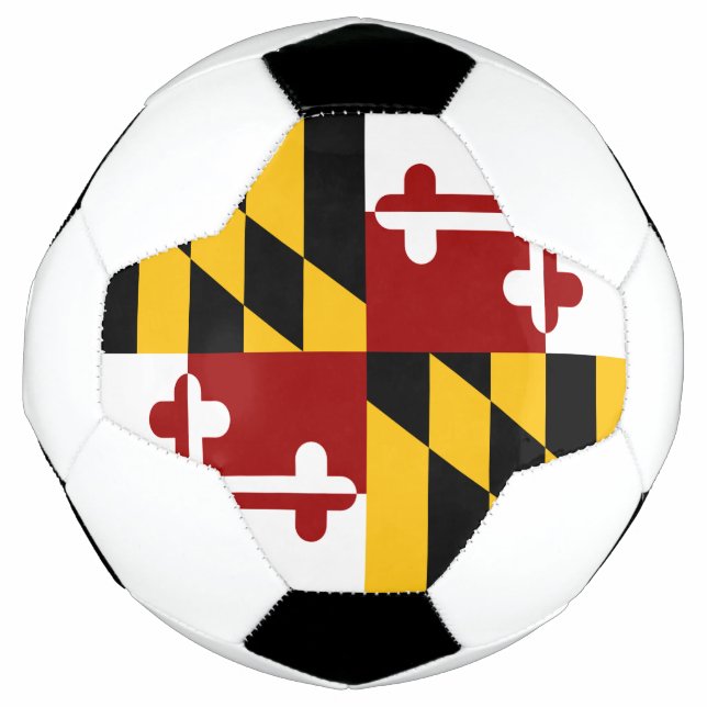 Maryland flag soccer ball (Front)