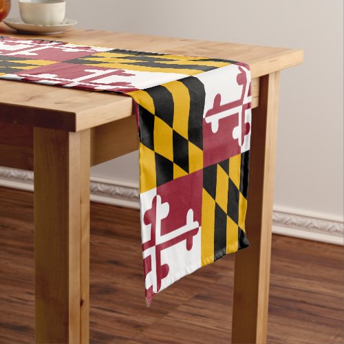 Maryland flag  Sport fan house decor  Maryland Short Table Runner