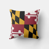 Maryland flag/State pillow | Zazzle