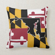 Maryland flag/State pillow