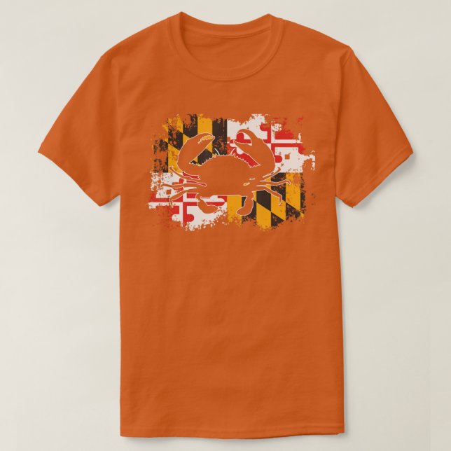 Maryland Flag T-Shirt (Design Front)